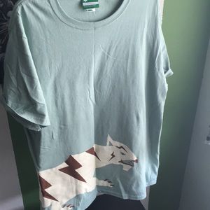 LRG clothing snow leopard tee XL